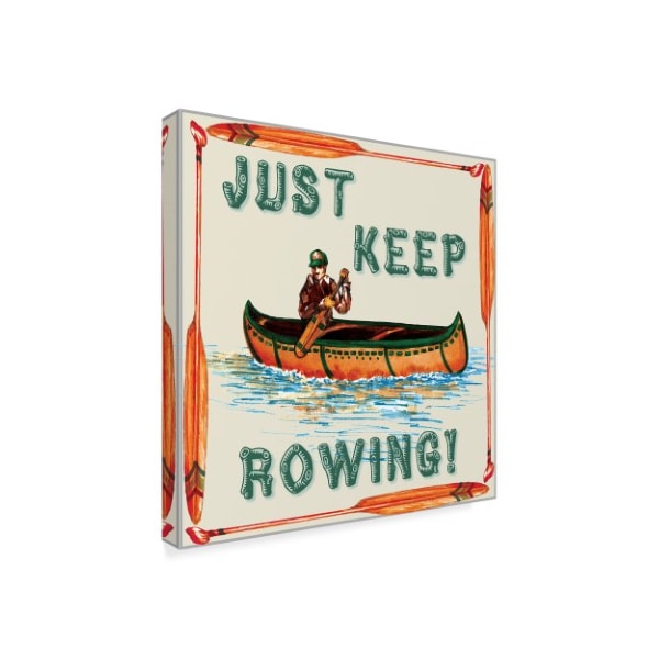 Sher Sester 'Keep Rowing' Canvas Art,24x24